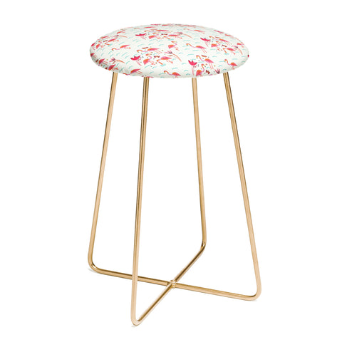 Gabriela Larios Flamingo Scene Counter Stool