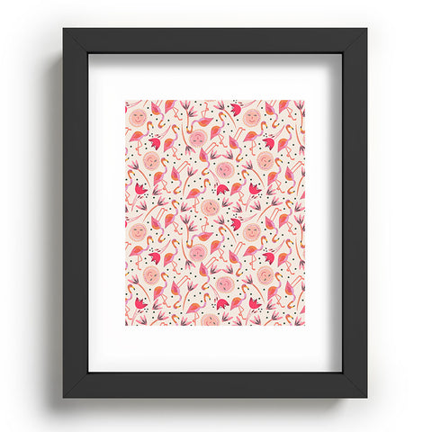 Gabriela Larios Flamingos Recessed Framing Rectangle