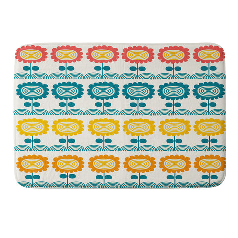 Gabriela Larios Flores Del Tortuguero Memory Foam Bath Mat