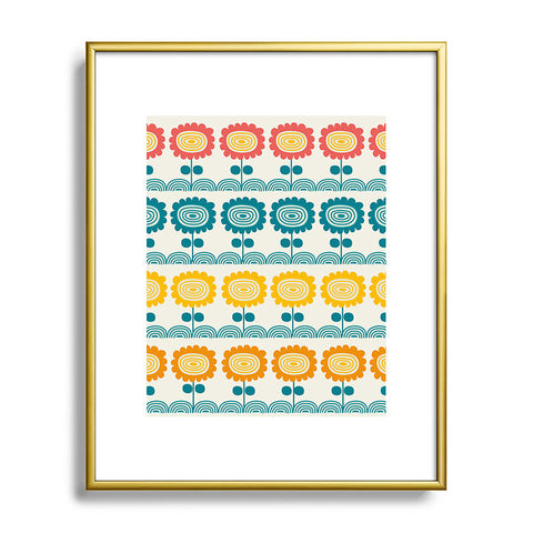 Gabriela Larios Flores Del Tortuguero Metal Framed Art Print