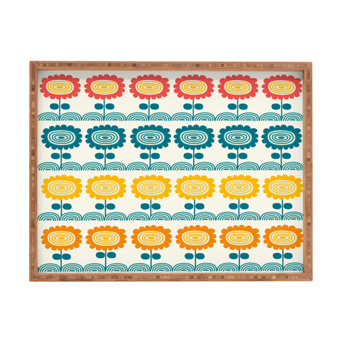 Gabriela Larios Flores Del Tortuguero Rectangular Tray