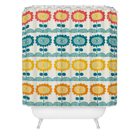 Gabriela Larios Flores Del Tortuguero Shower Curtain