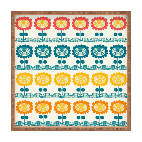 Gabriela Larios Flores Del Tortuguero Square Tray