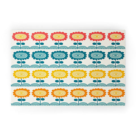 Gabriela Larios Flores Del Tortuguero Welcome Mat