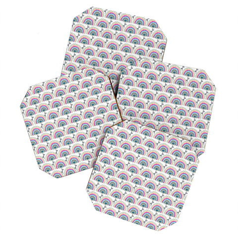 Gabriela Larios Flowers 1 Coaster Set