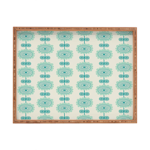 Gabriela Larios Flowers 2 Rectangular Tray