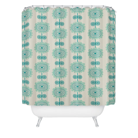 Gabriela Larios Flowers 2 Shower Curtain