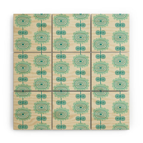 Gabriela Larios Flowers 2 Wood Wall Mural