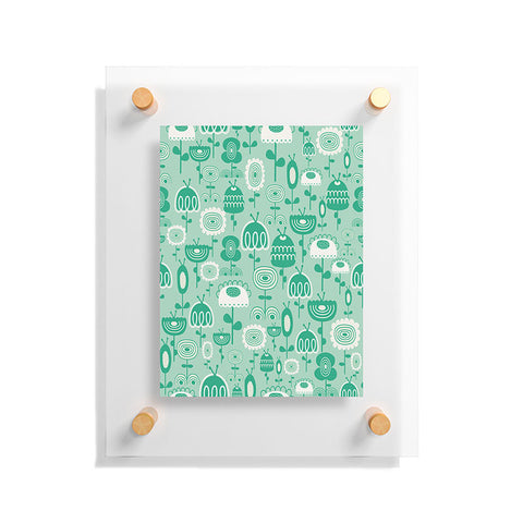 Gabriela Larios Flowers Garden Floating Acrylic Print