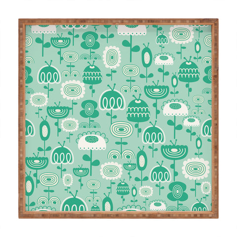 Gabriela Larios Flowers Garden Square Tray