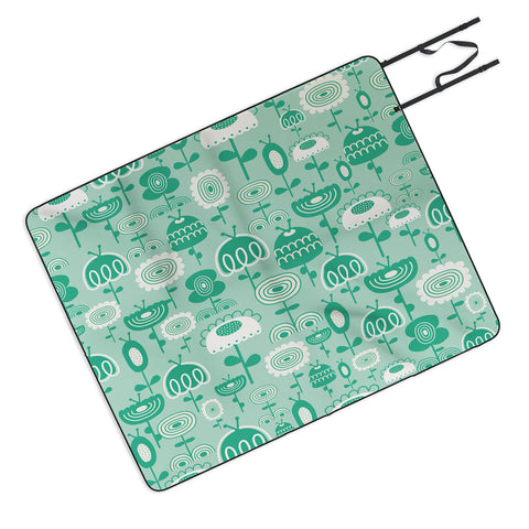 Gabriela Larios Flowers Garden Picnic Blanket