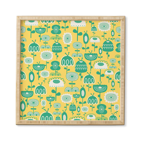 Gabriela Larios Flowers In A Sunny Garden Framed Wall Art