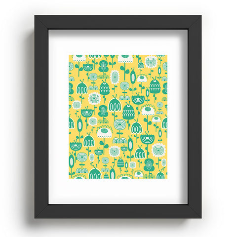 Gabriela Larios Flowers In A Sunny Garden Recessed Framing Rectangle