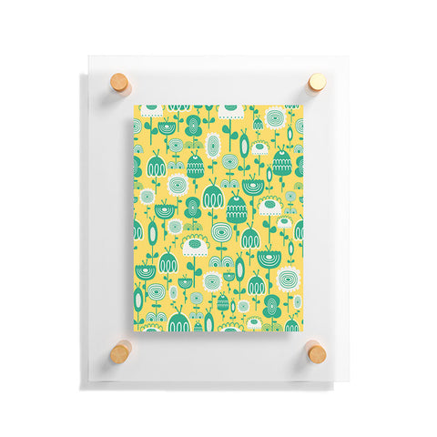 Gabriela Larios Flowers In A Sunny Garden Floating Acrylic Print