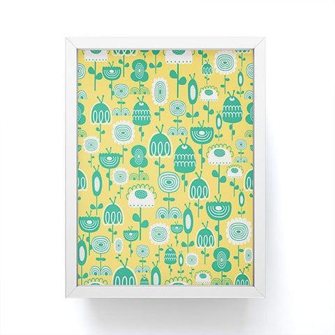 Gabriela Larios Flowers In A Sunny Garden Framed Mini Art Print