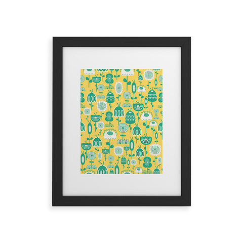 Gabriela Larios Flowers In A Sunny Garden Framed Art Print