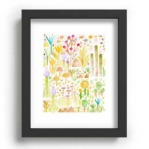 Gabriela Larios Jardin de Cactus y Hongos Recessed Framing Rectangle