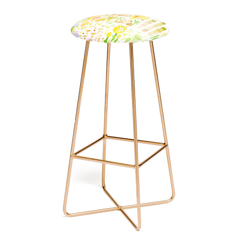 Gabriela Larios Jardin de Cactus y Hongos Bar Stool