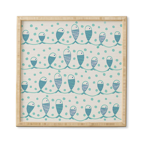 Gabriela Larios Mare Peces Framed Wall Art