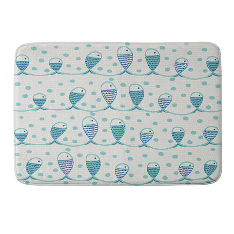 Gabriela Larios Mare Peces Memory Foam Bath Mat