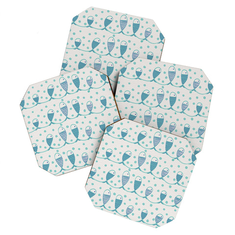 Gabriela Larios Mare Peces Coaster Set