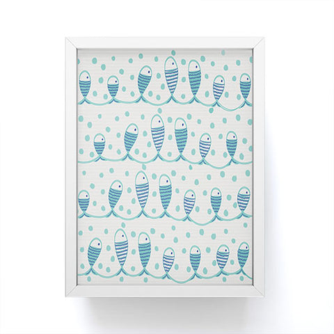 Gabriela Larios Mare Peces Framed Mini Art Print