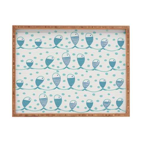 Gabriela Larios Mare Peces Rectangular Tray