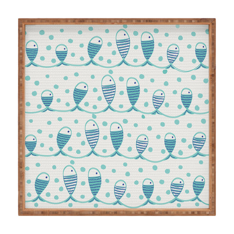 Gabriela Larios Mare Peces Square Tray