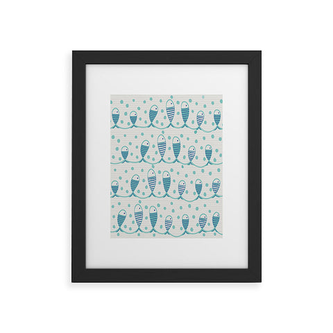 Gabriela Larios Mare Peces Framed Art Print