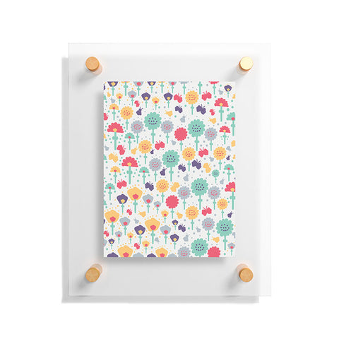 Gabriela Larios Mochi flowers Floating Acrylic Print