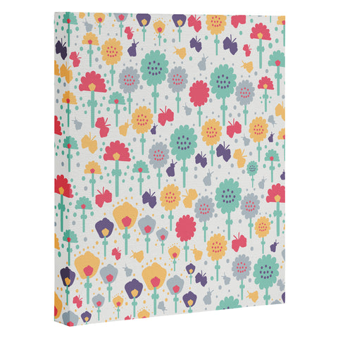 Gabriela Larios Mochi flowers Art Canvas