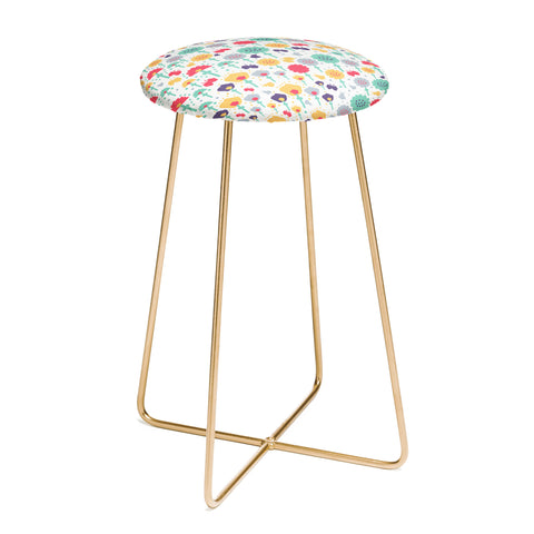 Gabriela Larios Mochi flowers Counter Stool