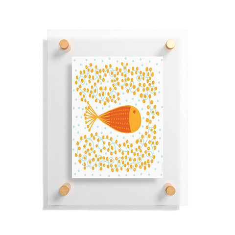 Gabriela Larios Ovopez Orange Floating Acrylic Print