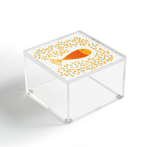 Gabriela Larios Ovopez Orange Acrylic Box