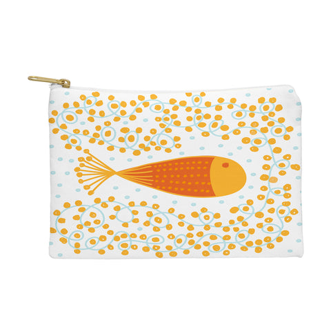 Gabriela Larios Ovopez Orange Pouch