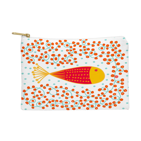 Gabriela Larios Ovopez Red Pouch