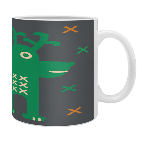 Gabriela Larios Reindeer And Birdy Coffee Mug
