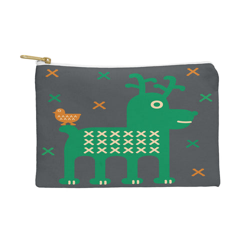 Gabriela Larios Reindeer And Birdy Pouch
