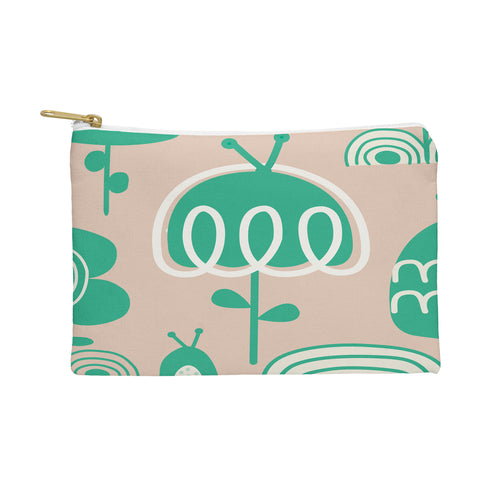 Gabriela Larios Salmon Garden Pouch