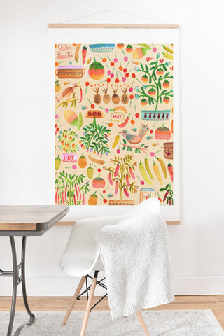 Gabriela Larios Salsa Picante Art Print And Hanger