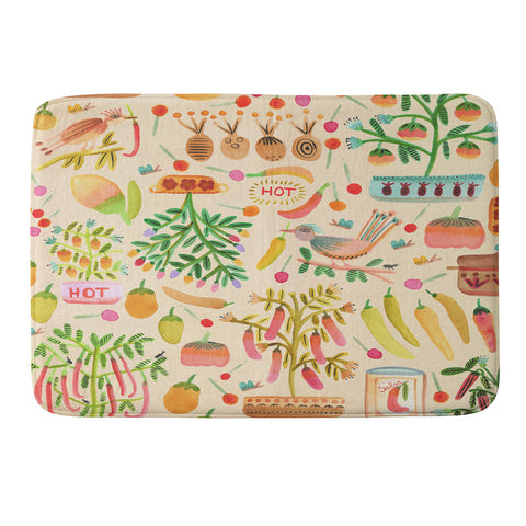 Gabriela Larios Salsa Picante Memory Foam Bath Mat