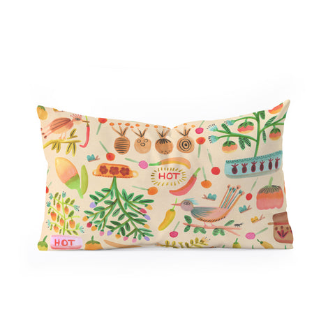 Gabriela Larios Salsa Picante Oblong Throw Pillow