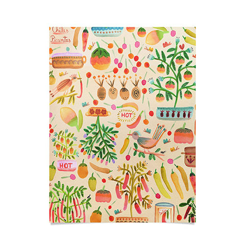 Gabriela Larios Salsa Picante Poster