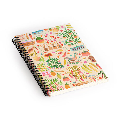 Gabriela Larios Salsa Picante Spiral Notebook