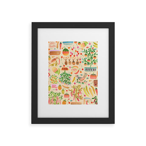 Gabriela Larios Salsa Picante Framed Art Print