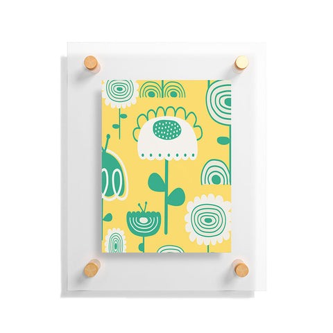 Gabriela Larios Sunny Garden Floating Acrylic Print