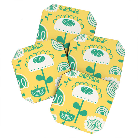 Gabriela Larios Sunny Garden Coaster Set