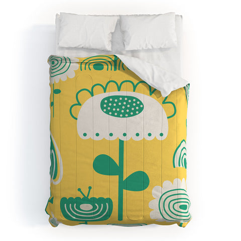 Gabriela Larios Sunny Garden Comforter