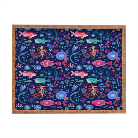 Gabriela Larios Tales from the Ocean Rectangular Tray