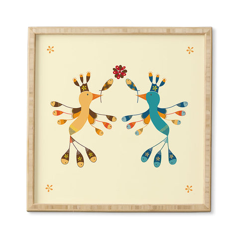 Gabriela Larios Tortolitas Couple Framed Wall Art